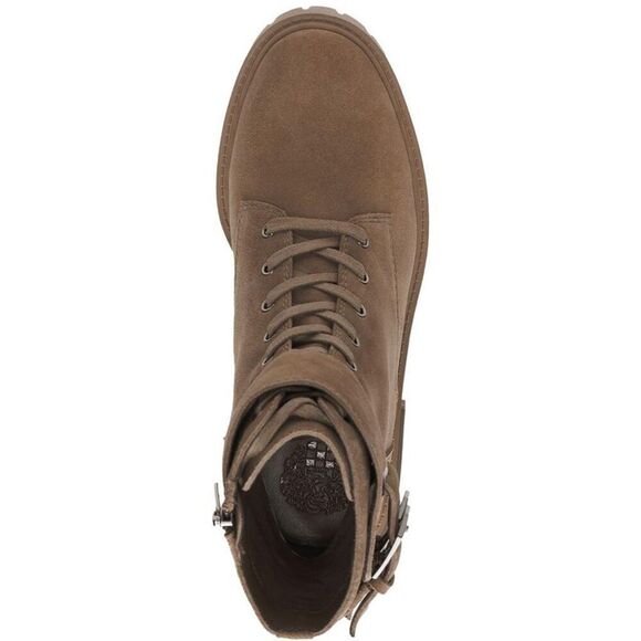 Vince Camuto Womens Fawdry Taupe Suede Combat & Lace-up Boots Shoes NWT - Picture 3 of 3